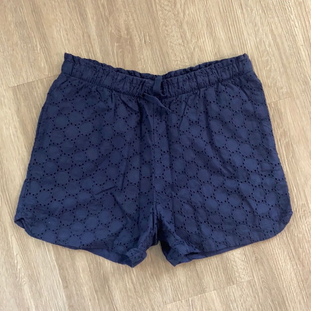 Cat & Jack Navy Eyelet Shorts Girls